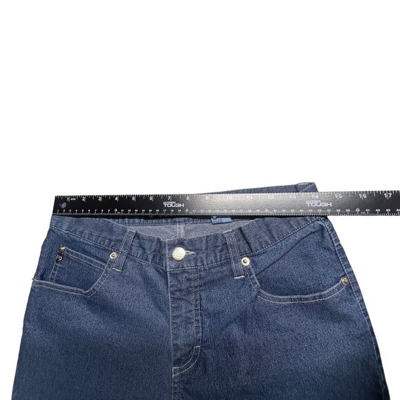 Mudd Jeans Girls 11 (28x30) Distressed Hems Pants Bootcut Blue Cotton Blend - Picture 10 of 16